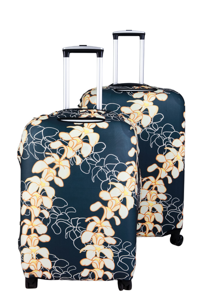 Jeans Warehouse Hawaii - MISC ACCESSORY - LARGE PLUMERIA LUGGAGE COVER | By GREENWELL PROMOTIONS LTD