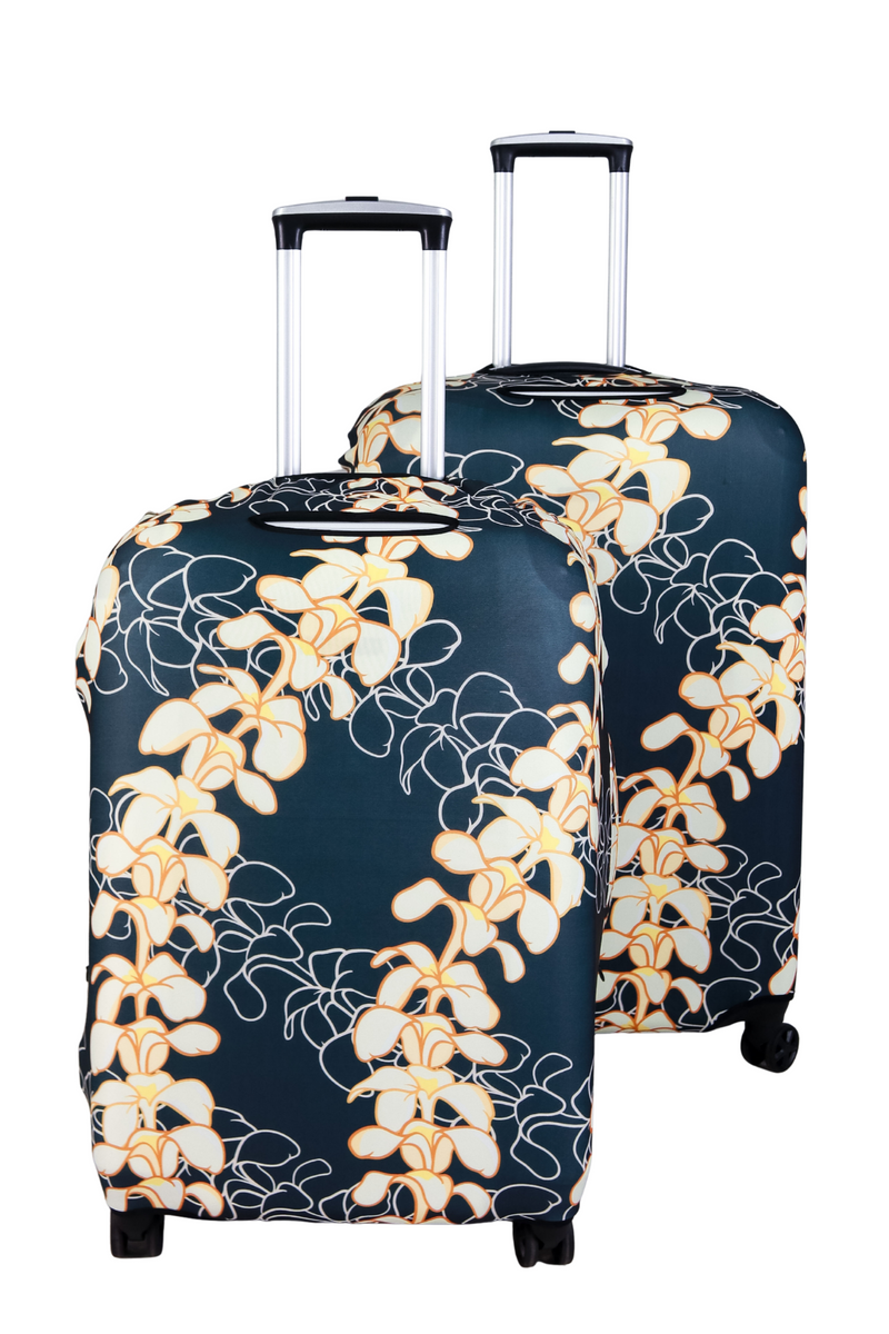 Jeans Warehouse Hawaii - MISC ACCESSORY - LARGE PLUMERIA LUGGAGE COVER | By GREENWELL PROMOTIONS LTD