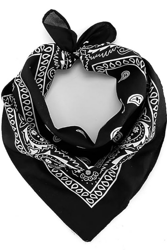BLACK BANDANA