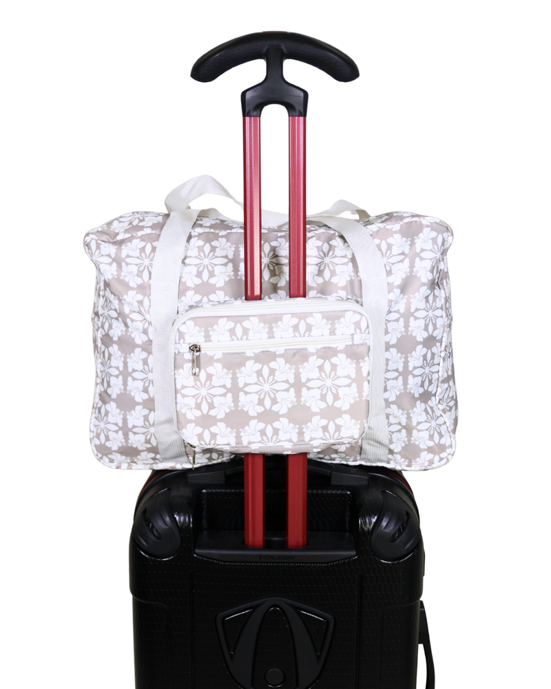 HIBISCUS QUILT DUFFLE BAG