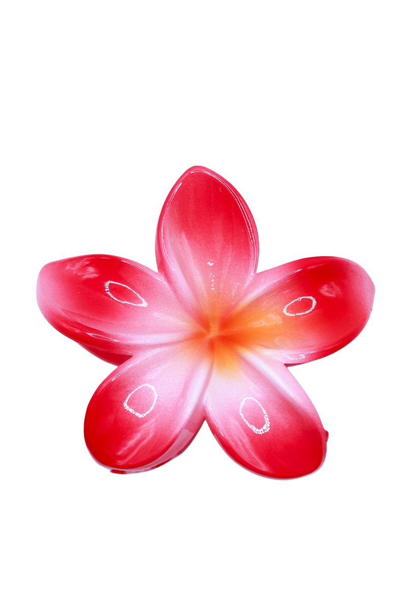 BLUSH PLUMERIA CLAW CLIP