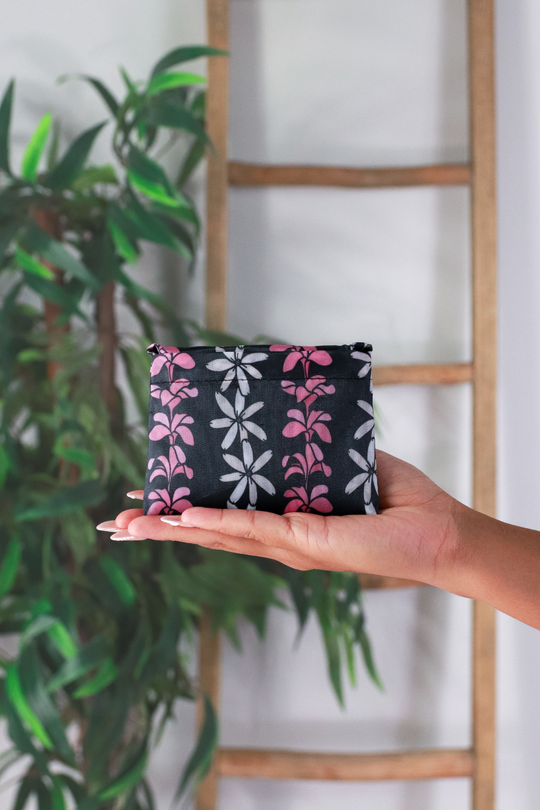 MINI PLUMERIA TIARE FOLDABLE RESUABLE BAG