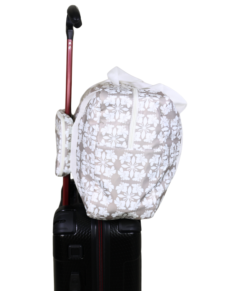 HIBISCUS QUILT DUFFLE BAG