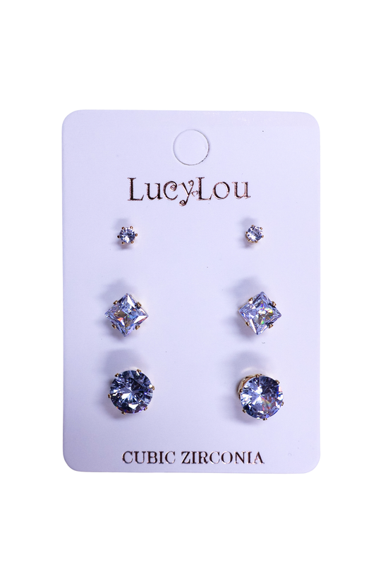 CUBIX CRUSH STUD EARRINGS
