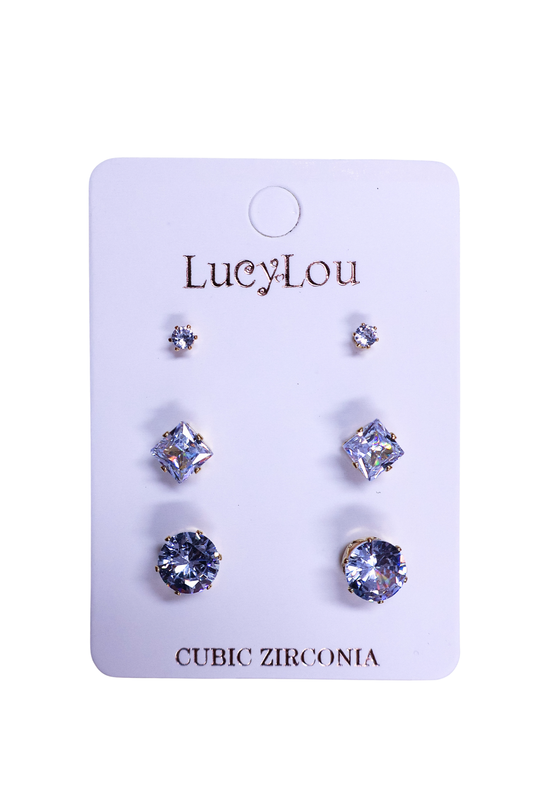 CUBIX CRUSH STUD EARRINGS