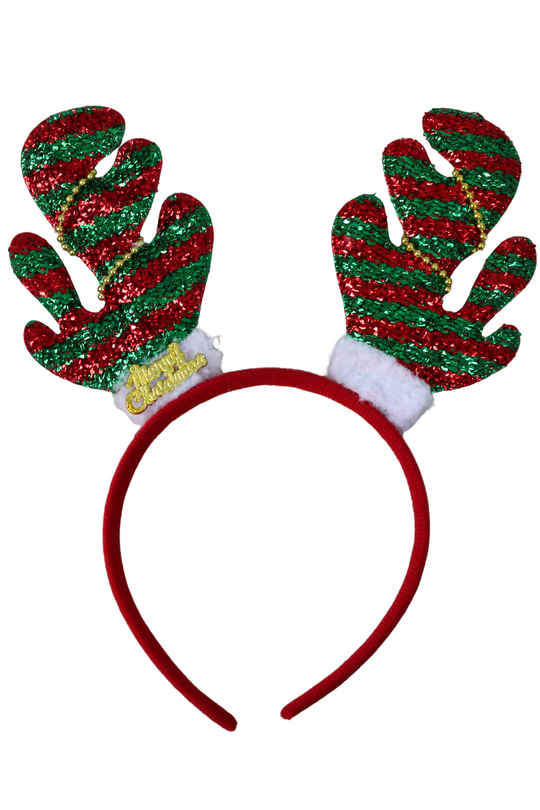 TINSEL ANTLER HEADBAND