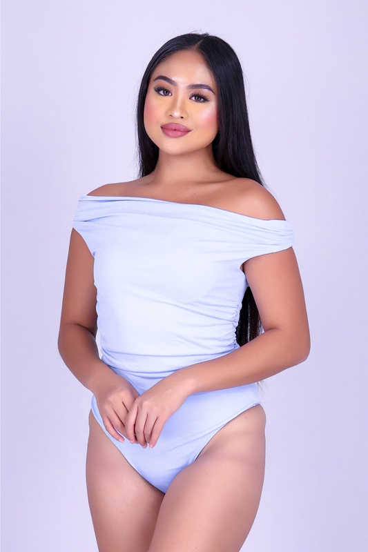 NIGHT LUXE OFF SHOULDER BODYSUIT