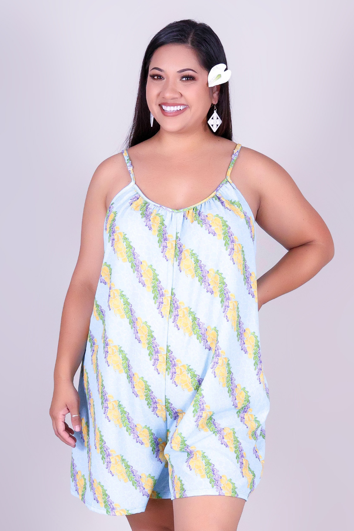 TWISTED LEI NO WAIST ROMPER