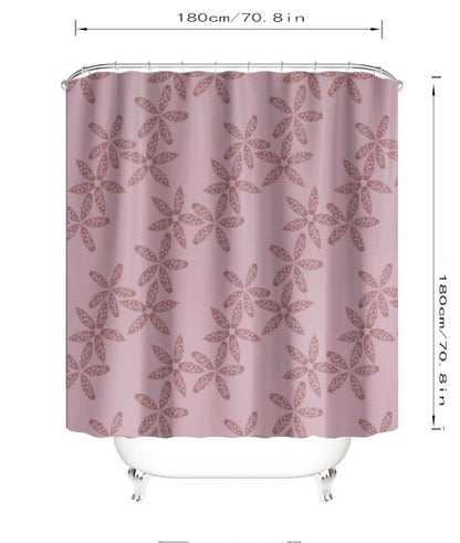 MITER PUA SHELL SHOWER CURTAIN