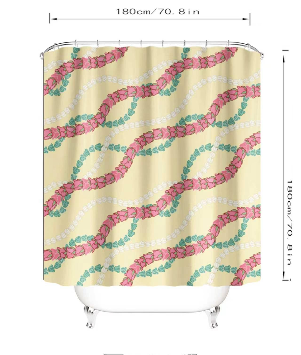 LOKELANI LEI SHOWER CURTAIN