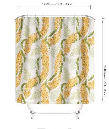 PUAKENIKENI FERN SHOWER CURTAIN