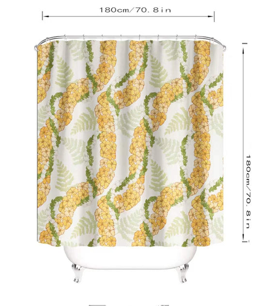 PUAKENIKENI FERN SHOWER CURTAIN