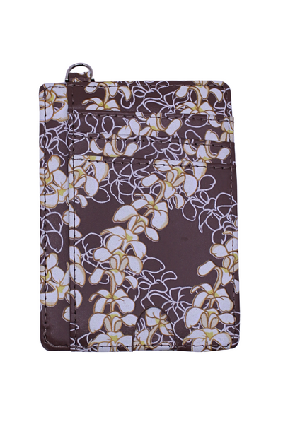 Jeans Warehouse Hawaii - WALLETS/COIN/CARD CASE - PLUMERIA CARD WALLET | By GREENWELL PROMOTIONS LTD