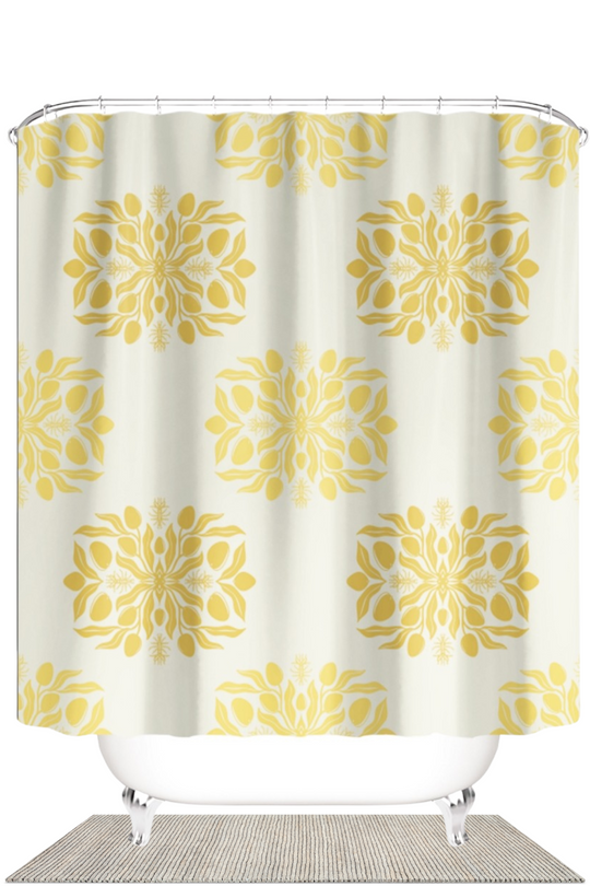 MANGO QUILT SHOWER CURTAIN