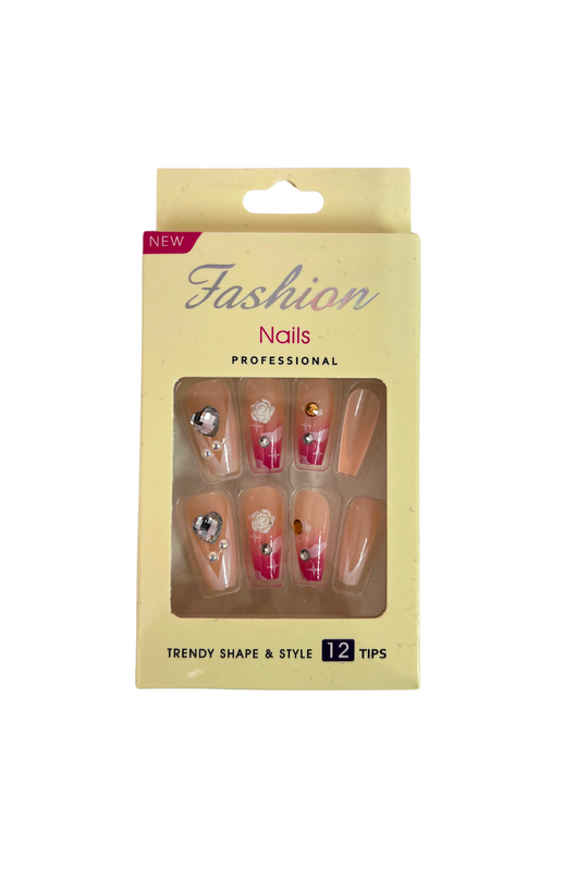 BLING FRENCH PRESS ON NAILS