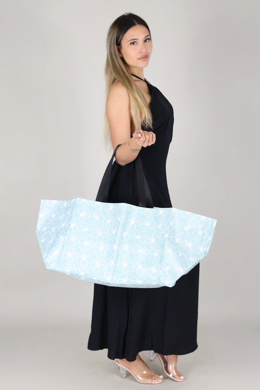 LARGE HIBISCUS CRINKLE BAG