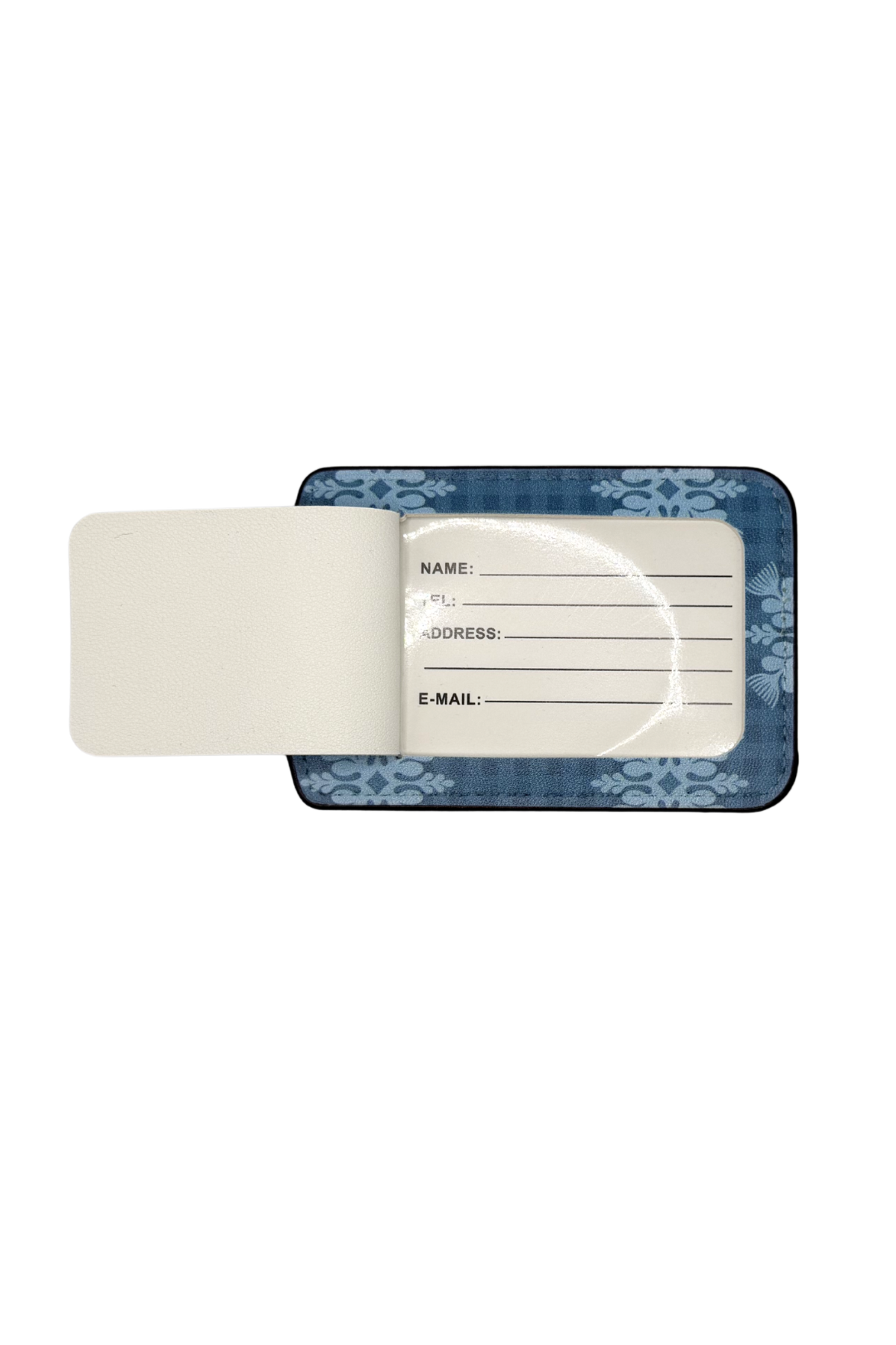 GINGHAM OHIA SUITCASE TAG (2PC)