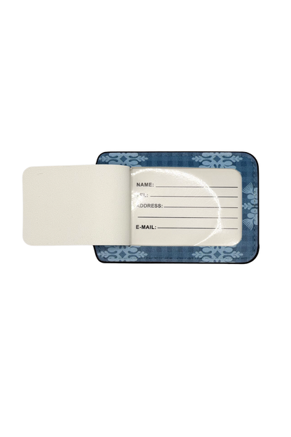 GINGHAM OHIA SUITCASE TAG (2PC)