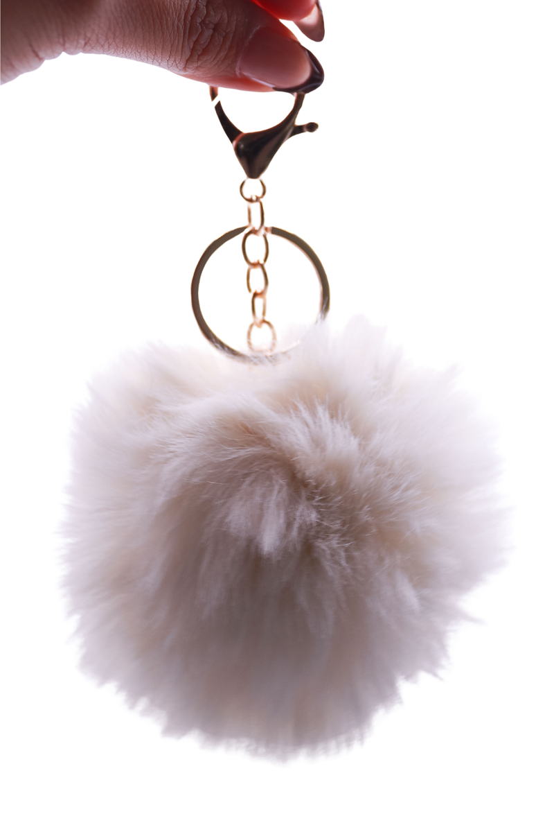 POM POM KEY CHAIN