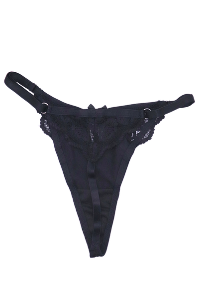 LACE POINTELLE THONG