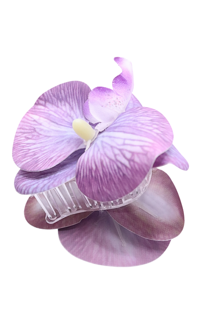 ORCHID FLOWER BLOOM HAIR CLIP