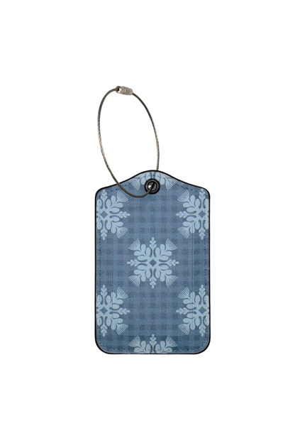 GINGHAM OHIA SUITCASE TAG (2PC)