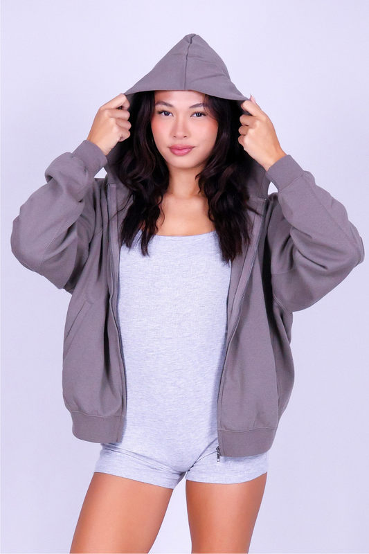 CLOUD FLEECE OVERSIZED JACKET