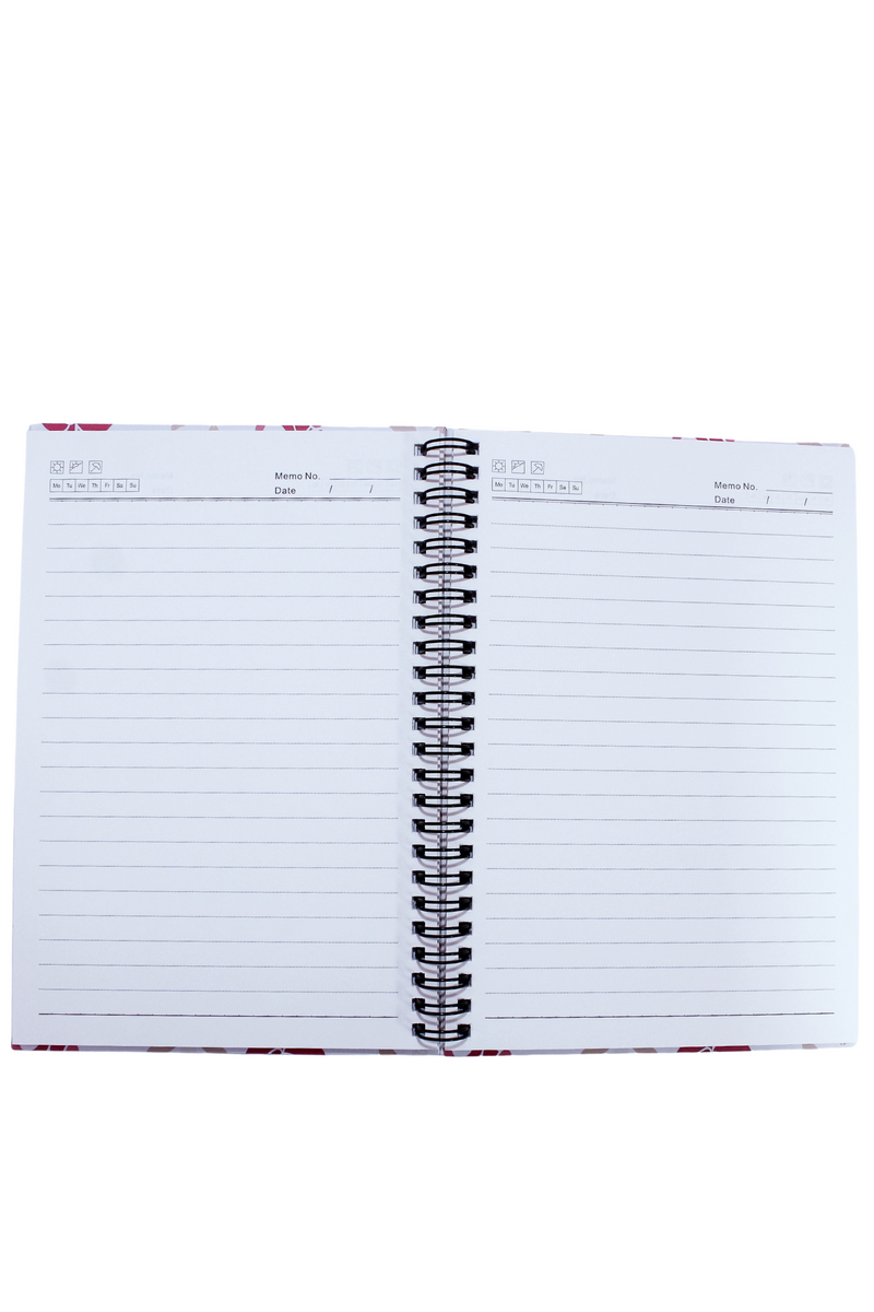 Jeans Warehouse Hawaii - STATIONERY - PLUMERIA TIARE NOTEBOOK | By GREENWELL PROMOTIONS LTD