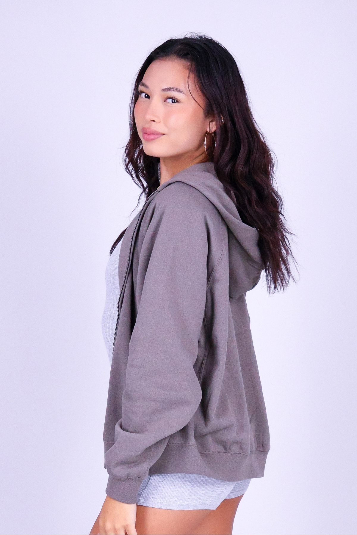 CLOUD FLEECE OVERSIZED JACKET