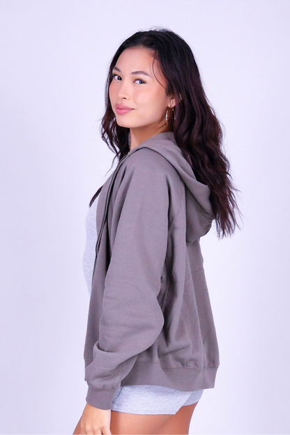 CLOUD FLEECE OVERSIZED JACKET