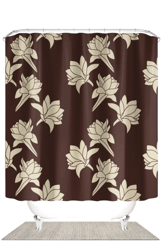 TUBEROSE SHOWER CURTAIN