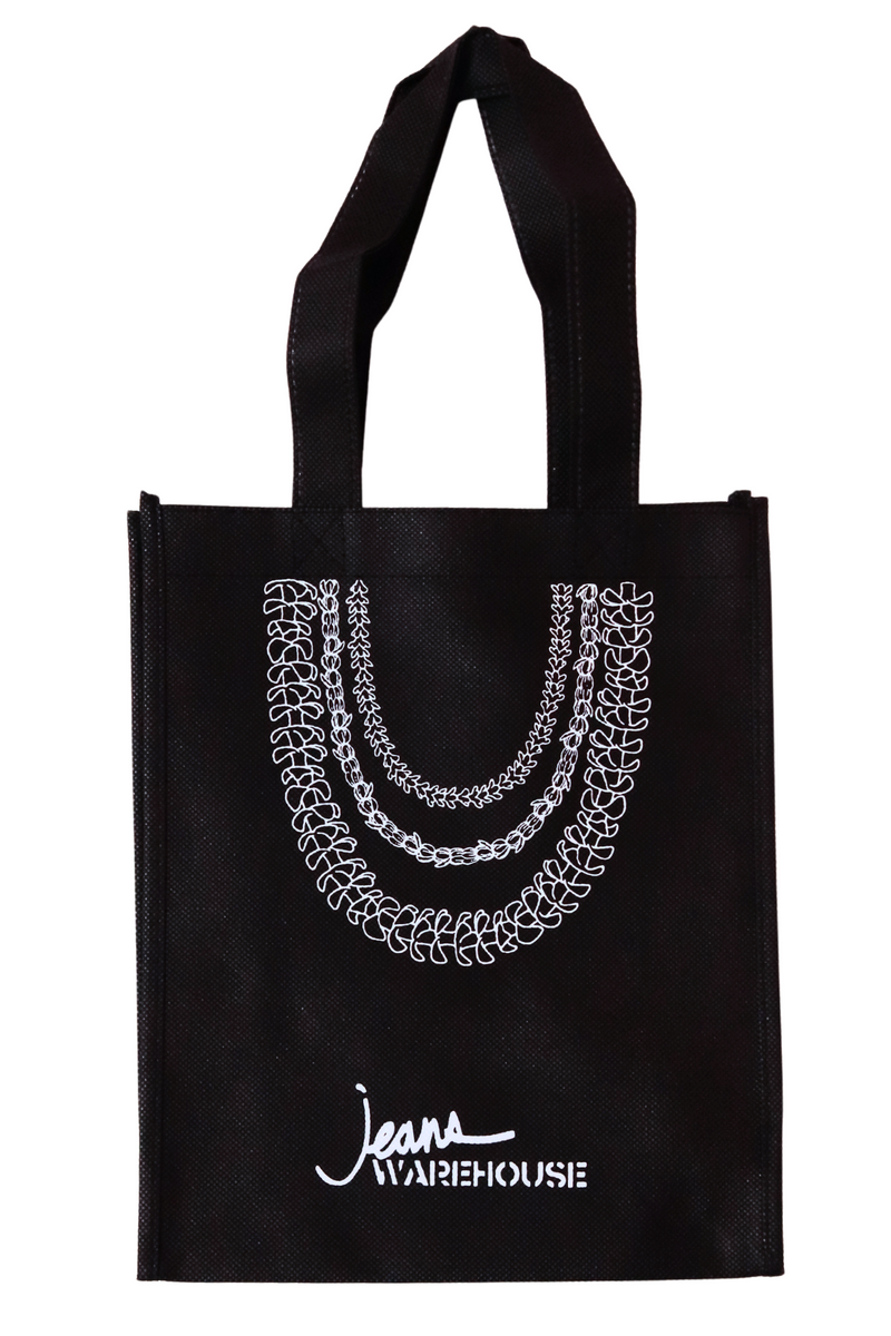 Jeans Warehouse Hawaii - RECYCLE BAGS (NEW) - MULTI LEI SMALL REUSABLE BAG | By GREENWELL PROMOTIONS LTD