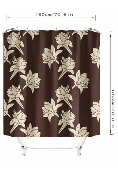 TUBEROSE SHOWER CURTAIN