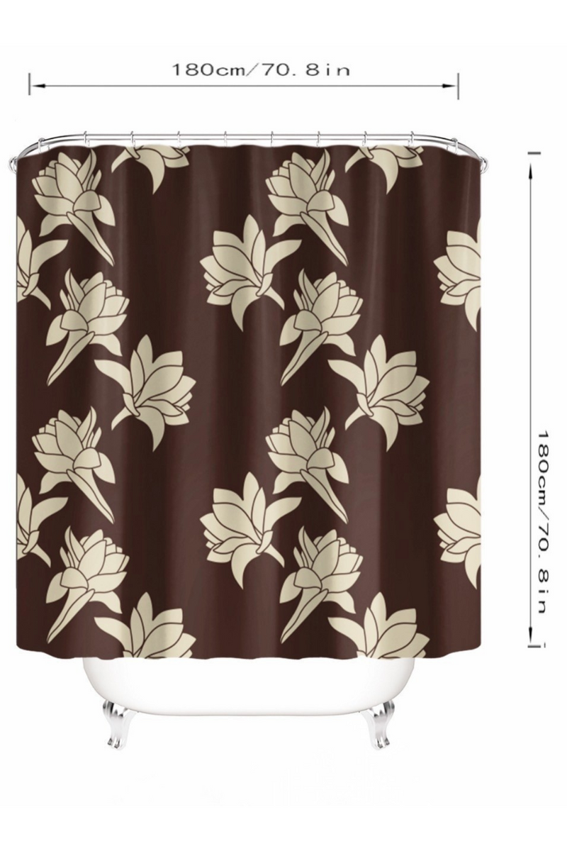 TUBEROSE SHOWER CURTAIN