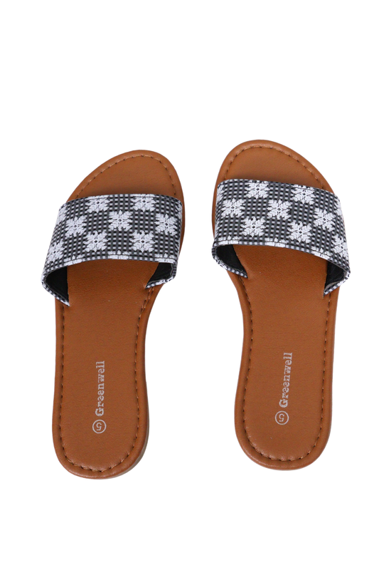 GINGHAM OHIA FLAT | KIDS SIZE 9-4