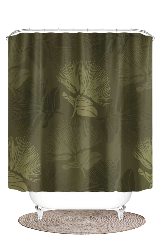 OHIA LEHUA SHOWER CURTAIN
