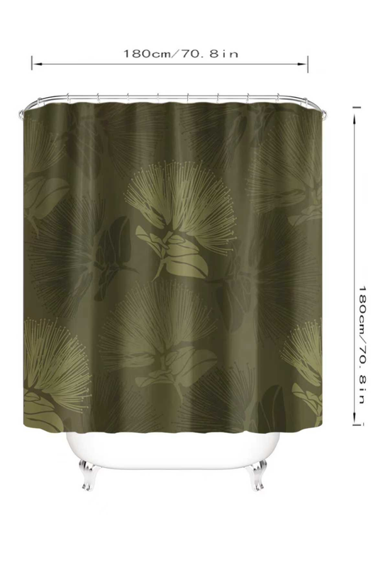 OHIA LEHUA SHOWER CURTAIN