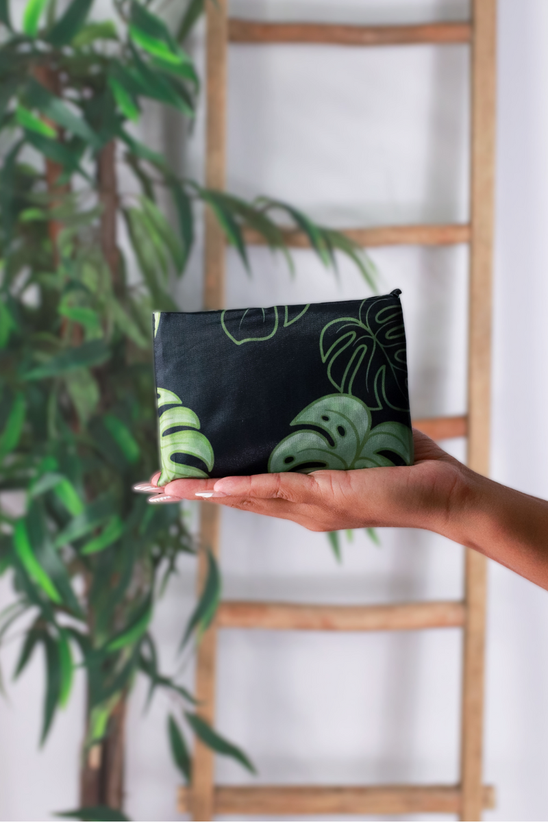 Jeans Warehouse Hawaii - TOTES - MONSTERA FOLDABLE BAG | By GREENWELL PROMOTIONS LTD