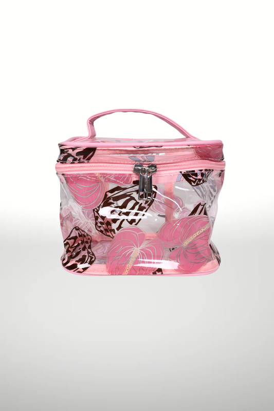 ANTHURIUM SHELL MAKEUP BAG