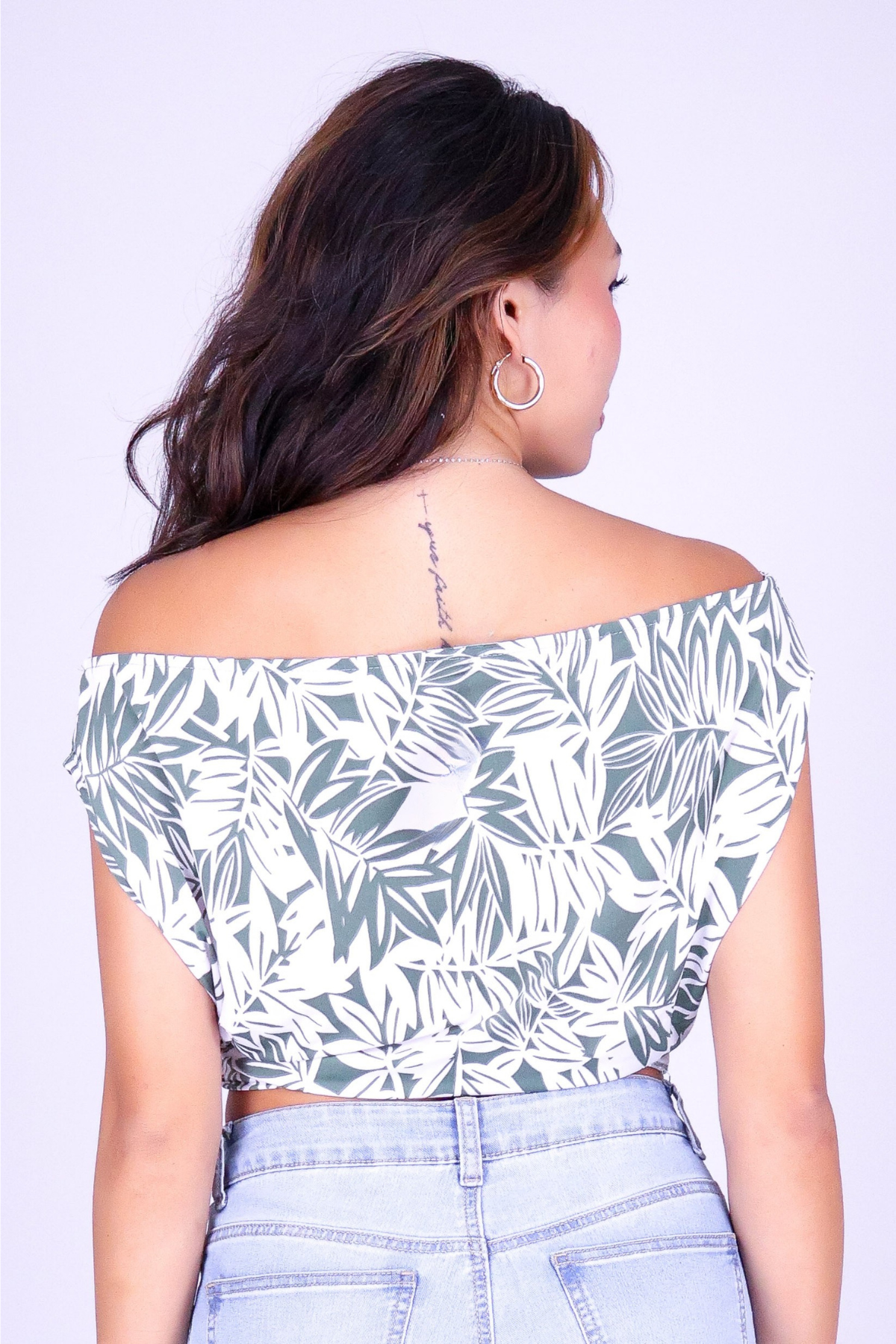 FOREVER IN BLOOM OFF SHOULDER TOP