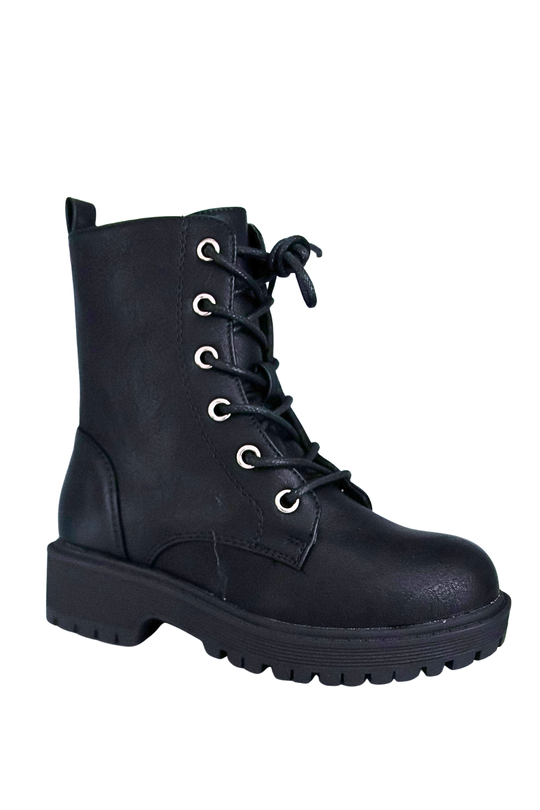 LACE UP COMBAT BOOTS | KIDS SIZE 9-4