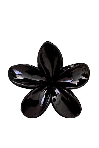 NOIR PLUMERIA CLAW CLIP