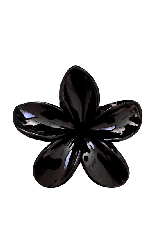 NOIR PLUMERIA CLAW CLIP