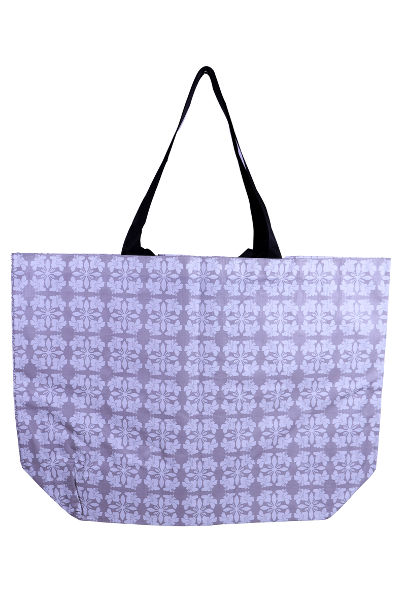 MEDIUM HIBISCUS QUILT CRINKLE BAG