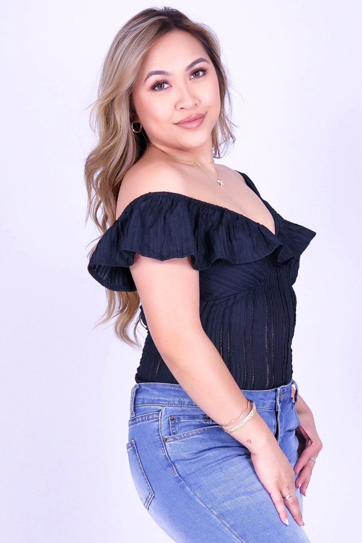 RUFFLE ROMANCE BODYSUIT
