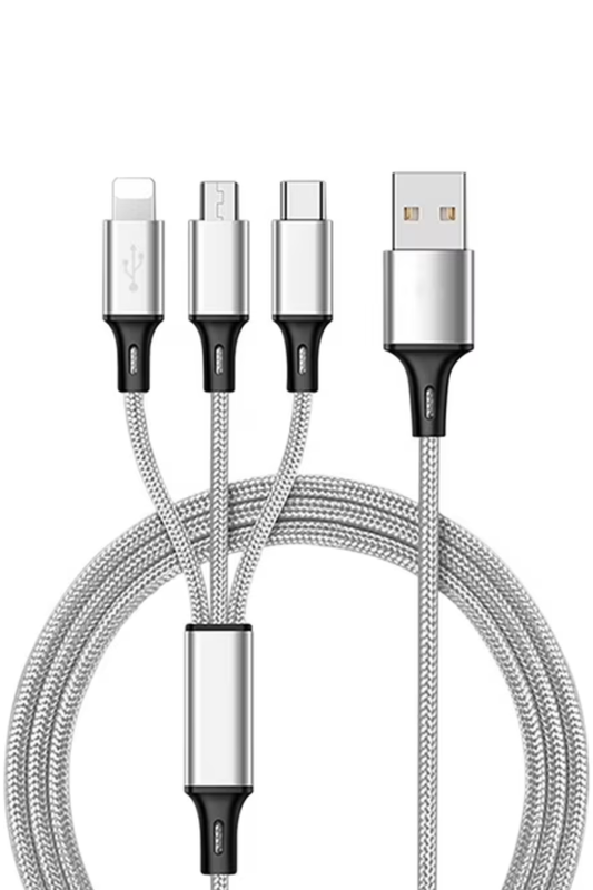 3 IN 1 CHARGING CABLE | 10 FT