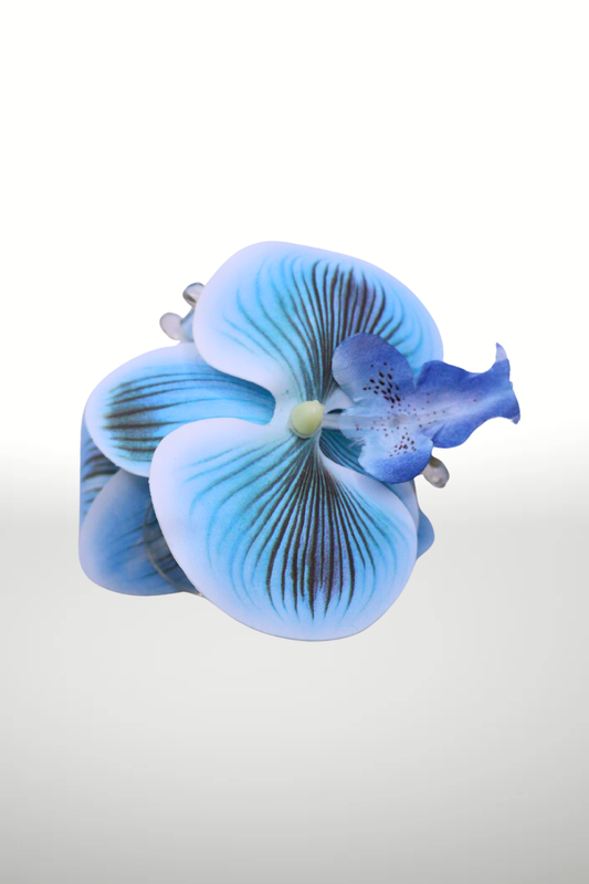 ORCHID FLOWER BLOOM HAIR CLIP