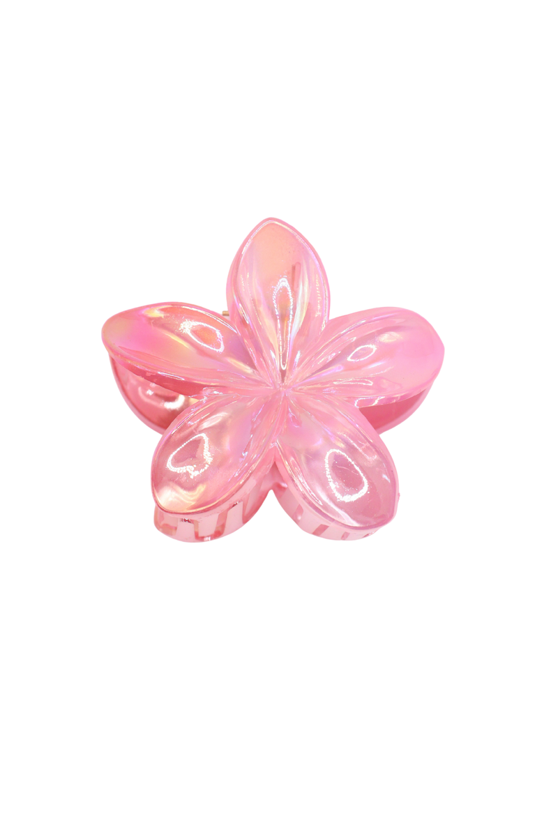 PEARLIZED PLUMERIA CLAW CLIP