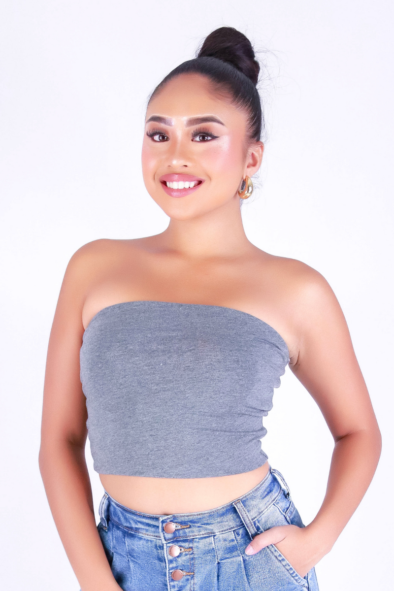 UNTIL FOREVER CROP TUBE TOP