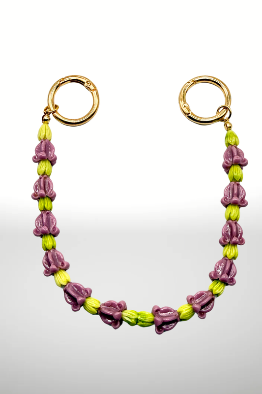 PAKALANA CROWN FLOWER BAG CHARM